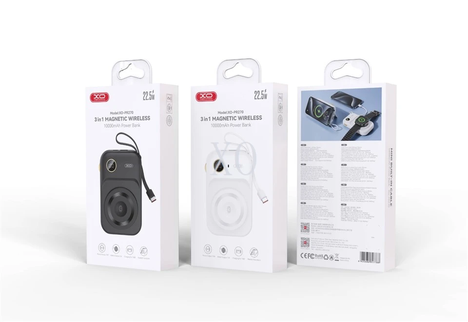 XO PR270 3-in-1 Wireless TYPE-C 10000mAh